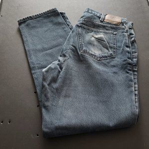 Route 66 Mens Loose Fit Blue Jeans, Size 34x34